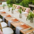 thumbnail image 3 of Burnt Orange Gray Ombre Cloth Napkins, Modern Gradient Abstract Art Washable and Reusable Dinner Napkins Set of 4, Table Napkin for Kitchen Party Birthday Wedding Hotel Housewarming 20"x20", 3 of 8