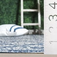 thumbnail image 6 of SAFAVIEH Courtyard Amber Damask Indoor/Outdoor Area Rug, Navy/Grey, 8' x 11', 6 of 13