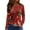 Wine, variant on ShiShine Christmas Shirts for Women 2025 Long Sleeve Graphic T-Shirts Casual Crewneck Xmas Tunic Tops Holiday Shirts