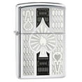 thumbnail image 1 of Zippo High Polish Chrome Spade Pocket Lighter, One Size (24196), 1 of 1
