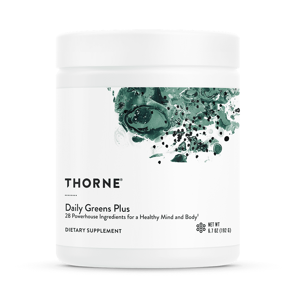 Thorne Daily Greens Plus Comprehensive Greens Powder with Matcha