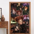 thumbnail image 1 of Cortina de puerta Hocus Pocus para entrada, cortina opaca con estampado de patrón, cortina divisoria de ambientes, tapiz para decoración del hogar, 34" de ancho x 56" de largo, 1 of 7