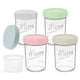 thumbnail image 1 of Frascos de vidrio Xyptorix Overnight Oats Envases de vidrio de 473 ml, paquete de 4, 1 of 7