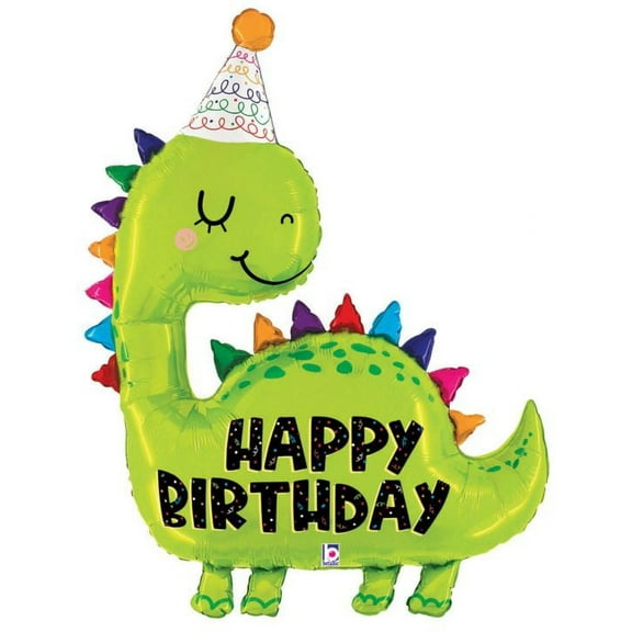 Dino Birthday 52" Foil Balloon