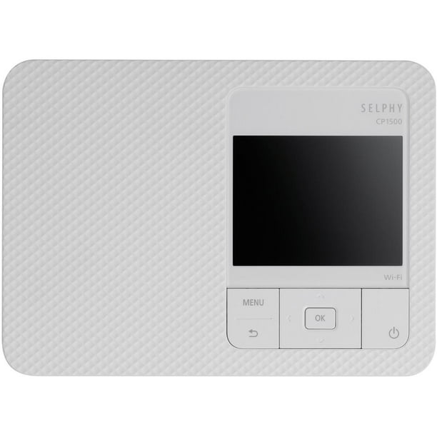 Canon SELPHY CP1500 Photo Printer (White) + Canon RP-108 Color Ink