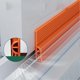 thumbnail image 5 of Efficient door bottom sealing strip, 4 m, TPE for noise and airflow reduction (Orange), 5 of 5