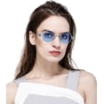 thumbnail image 2 of Gafas de Sol Redondas Steampunk de Metal AIEYEZO 100% UV400, 2 of 7