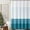 B. Color Block Blue, variant on Ombre Grey Shower Curtain Fabric Shower Curtain Coastal Beach Ocean Wave Bathroom Shower Curtain Gray Gradual Color Design Nautical Waterproof Hooks Included 72x72 inches 1 Panel