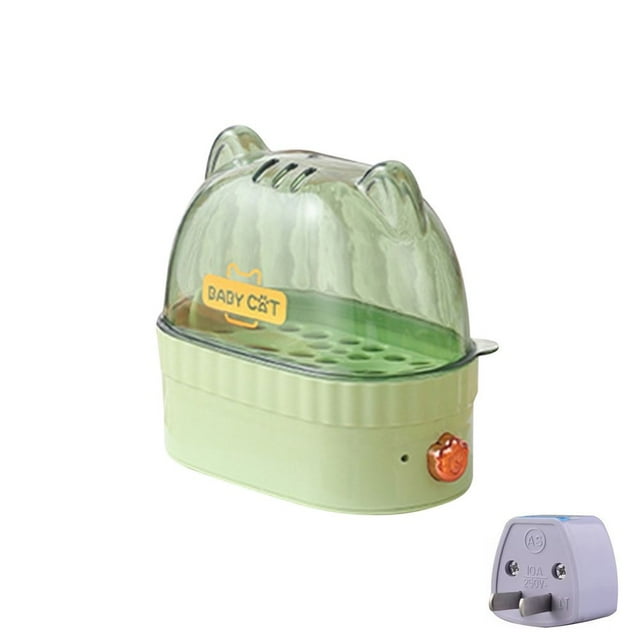SUTENGDA Egg Boiler 2 Egg Capacity Boiled Egg Cooker Egg Steamer Electric Egg Cooker Multifunctional Egg Maker Auto Shut Off Egg Cooker Machine for Soft Half and Hard Boiled Eggs