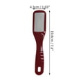 thumbnail image 4 of Unique Bargains 1 Pc Single-sided Fine Mesh Foot Scrubber Red, 4 of 7