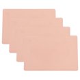 thumbnail image 4 of Coofit 4PCS Faux Leather Placemat Water & Oil Proof Rectangular Table Mat Dining Mat, 4 of 10