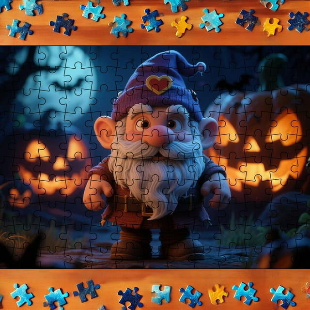 Halloween Theme Puzzle Set Halloween Educational Puzzles For Present For Family Game Night (with Number On Back) Necklace Complicate Observation 150xl 74500 6700 Fishes 4400 Convergence 1005000