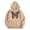 T224 Khaki, variant on Likimi Toddler Kids Girls Hoodies With Pocket Hooded Butterfly Print Sweatshirt For Girls Long Sleeve Autumn Winter Soft Warm Pullover Beige Size 2-3 Years