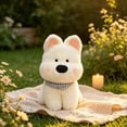 thumbnail image 4 of TOYOUME Dog Plush Stuffed Animal Toy, 1 Count, 9.8 Inch, for Kids and Adults, White, 4 of 8
