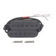 thumbnail image 1 of Pastilla humbucker de 6 cuerdas, de bajo ruido, precableada para reemplazo de guitarra eléctrica. Negro 50 mm, 1 of 9