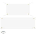 thumbnail image 1 of Uxcell Large White Blank Banner and Signs 2 x 4 6 Feet, 1 Set Sublimation Banners, 1 of 6