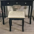 thumbnail image 6 of Makeup Vanity Table Set, Wood Makeup Dressing Table with Mirrors and LED Light, 3 Colors Lighting Modes, 5 Drawers, Vanity Desk for Women/Girls, 6 of 7