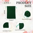 thumbnail image 2 of Uxcell 12 Pcs Velvet Drawstring Bag, 6.7 x 9 Inch Jewelry Velvet Pouches Gift Bags for Wedding Party Favor Candy Jewelry Packaging Organizing Storage, Green, 2 of 7