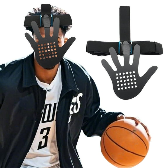 tasrioml Basketball Face Guard 3D Eye-Blocking Shoot Dribble Training Face Shield with Headband Shooter Jump Shot Basketball Defensive Masque