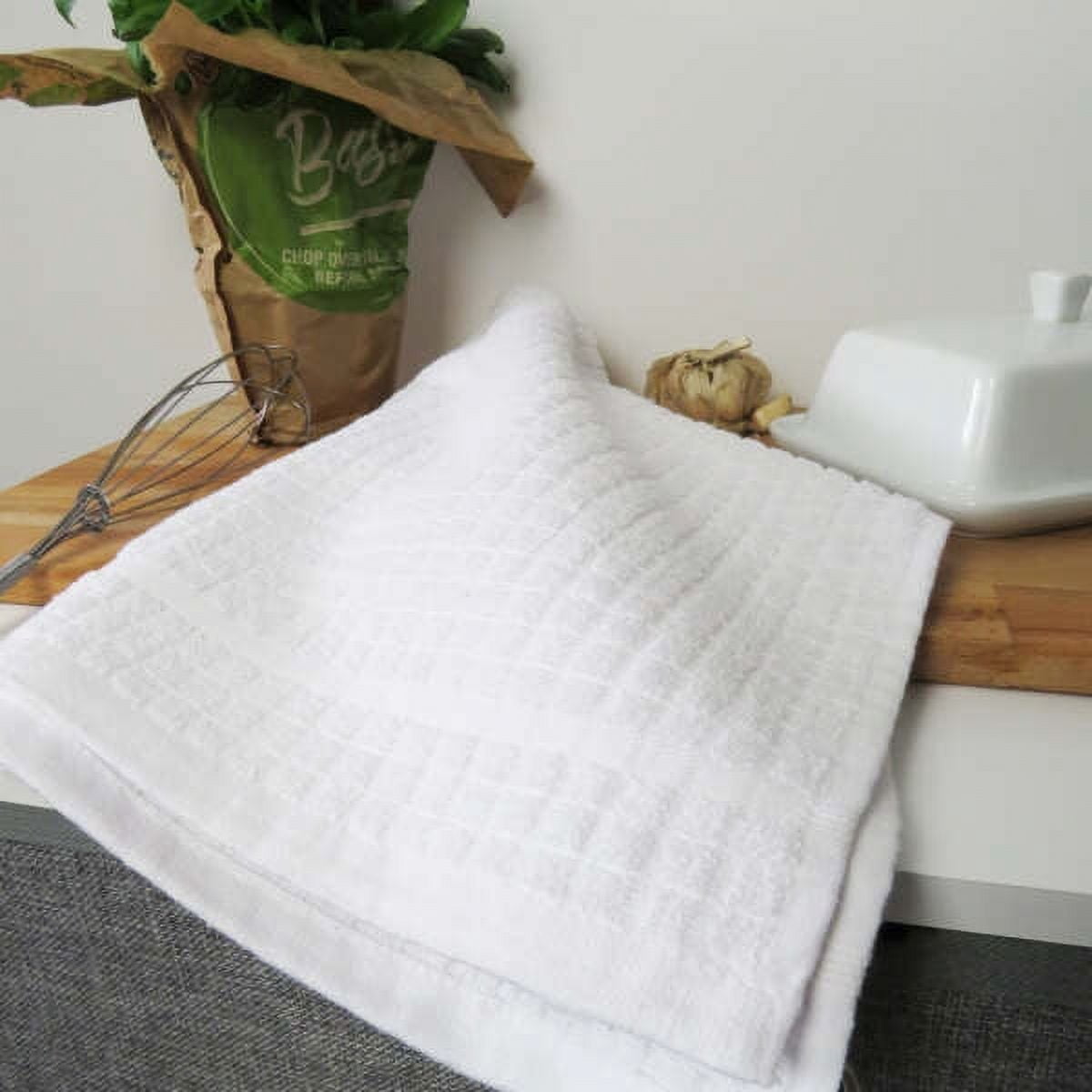 Samuel Lamont Poli-Dri 3-Piece Famous Kitchen Tea Towel Set 100% Cotton Ultra Absorbent
