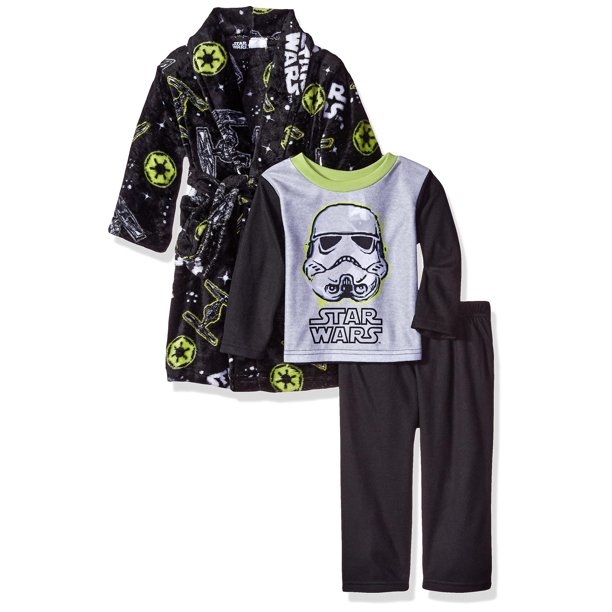 Star Wars Toddler boy robe & pajama 3 pc sleepwear gift set