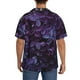 thumbnail image 3 of Fotbe Lilac Camisa Estampada de Manga Corta para Hombre, Casual de Verano, Estilo Playero, Sin Arrugas-Small, 3 of 5