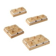 thumbnail image 2 of Plateau de Service pour Collations, Plateau d'Apéritif pour Bonbons, Biscuits, Fruits 4 Compartiments, 2 of 6