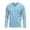 Light Blue, variant on CCRFTGI Men's Long Sleeve Tee Shirt Casual Soft Breathable V-Neck T-Shirts Loose Pullover Tops Army Green L