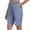 Light Blue, variant on YUGYXL Fashion Hiking Cargo Shorts for Women Drawstring Sports Shorts Bermuda Pants with Multiple Pockets Navy S