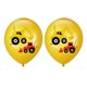 thumbnail image 5 of Juego de 20 globos de látex de 30 cm con diseño de vehículos de construcción, ideal como recuerdo de boda, cumpleaños o fiesta (blanco y amarillo)., 5 of 5