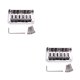 thumbnail image 4 of Greeniant Guitar Saddle Tailpiece Professional Repair Accessories Replacement Fitting Bridge String Replace Instrument Fixed Component 2piezas, 4 of 6