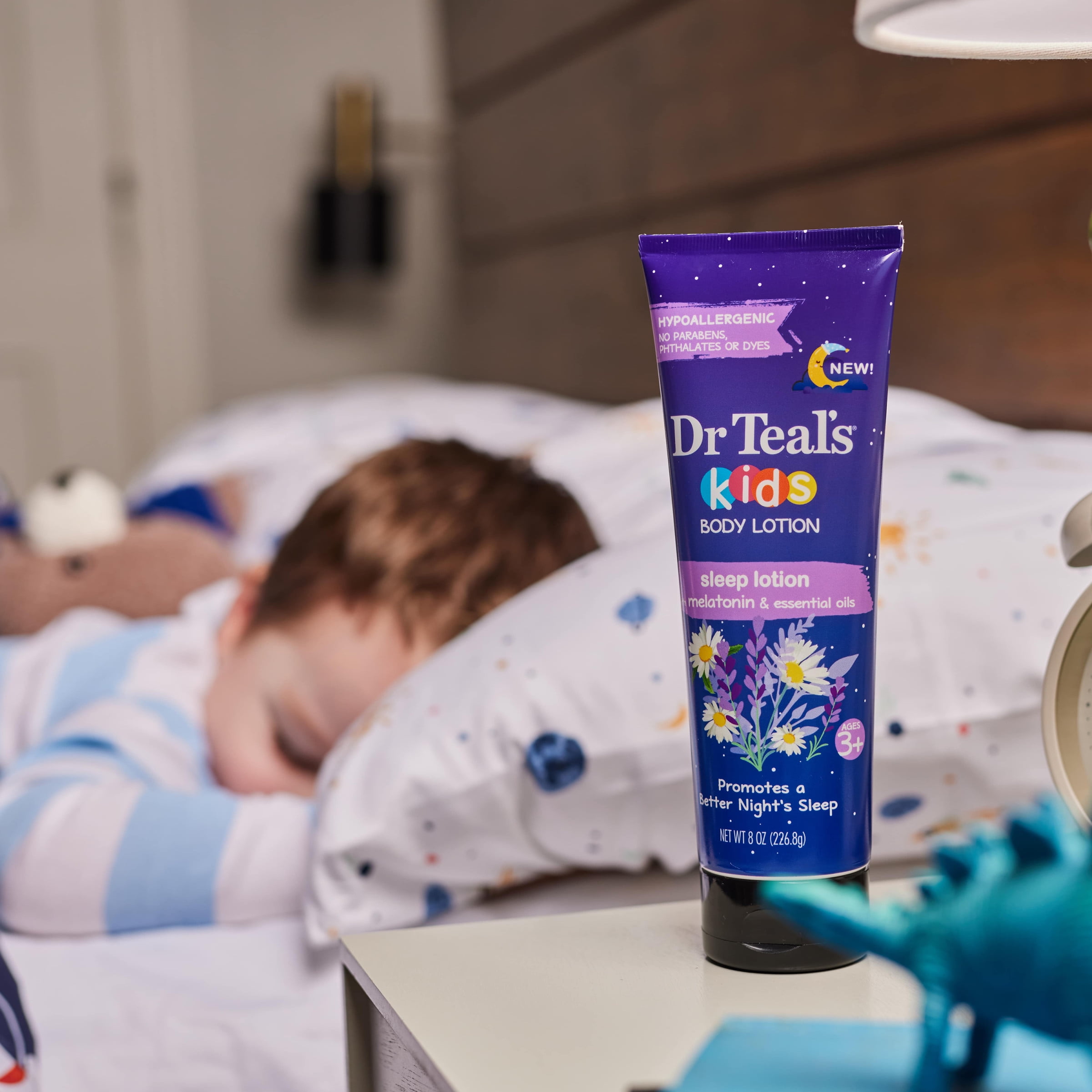 Dr Teal's Kids Sleep Body Lotion, Melatonin & Essential Oil Blend, 8 fl oz