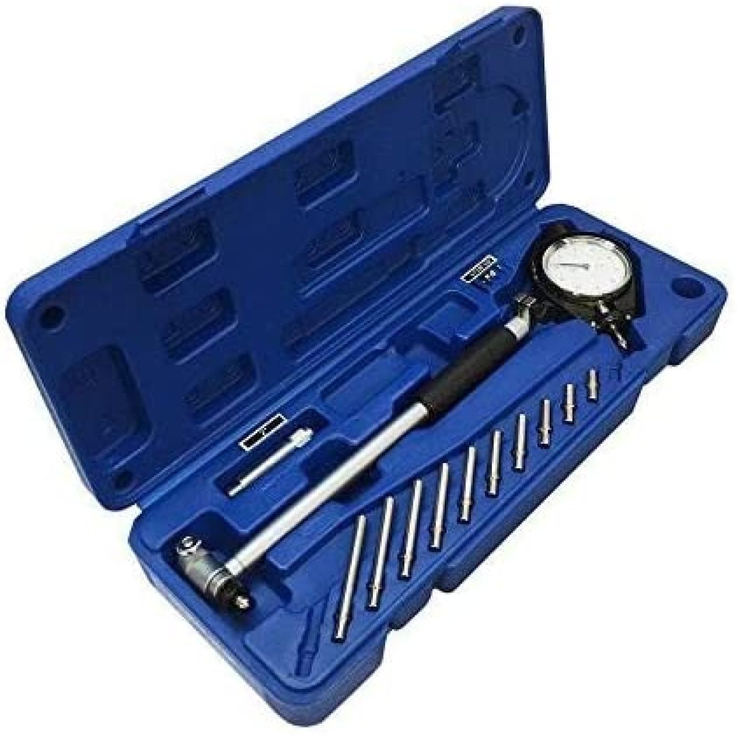 Dial Indicator 2 6" Bore Gage Set Engine .0005 GRAD Hole Cylinder