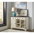 thumbnail image 2 of A-America British Isles Solid Wood Server in Chalk-Cocoa Bean, 2 of 3