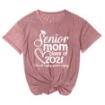 thumbnail image 1 of Gibobby Casual Playera de Manga Corta para Mujer Camiseta informal suelta con cuello redondo y manga corta con estampado letras para mujer(Rosa,XL), 1 of 4