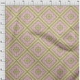 thumbnail image 3 of oneOone Cotton Silk Fabric Diamond|Triangle & Check Geometric Decor Fabric Printed BTY 42 Inches Wide, 3 of 4