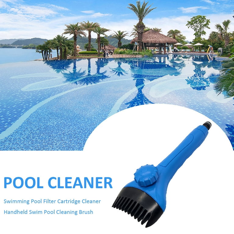 Handheld Swimming Pool Filter Cleaning Comb Home Bathtub Spa Pond Cartridge Filter  Jet Cleaner for Outdoor Hot Tub Cleaning