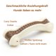 thumbnail image 2 of Hueso masticable para perros, juguete de hueso duradero para masticadores agresivos, con sabor a carne de res, juguete interactivo para perros pequeños, medianos y grandes., 2 of 8