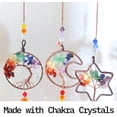 thumbnail image 5 of 3pcs Rainbow Chakra Crystal Suncatcher Windows Hanging Tree of Life Sun Catchers Decor with Prisms for Car, Feng Shui Charms Decor for Home, 5 of 13