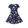 thumbnail image 1 of Girls Dress Astronomy Saturn Venus Solar System Short Sleeve 4 Years, 1 of 6