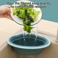 thumbnail image 2 of Vikakiooze Kitchen Strainer-Strainer Basket, Food Drainer/Fruit Washing Strainer/Vegetable wash Basket- Square Double Layer Vegetables Fruit Drain Basket Storage Box Holder, 2 of 3