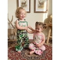 thumbnail image 4 of BemeyourBBs Toddler Baby Girl Duck Hunting Outfit Camouflage Romper Overalls One Piece Summer Clothes Baby Girl Animal Embroidery Sleeveless Bell Bottom Jumpsuits Overalls, 4 of 9