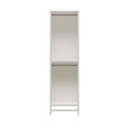 thumbnail image 4 of Systembuild Evolution Elga Elga 2-Shelf Double Clothing Rod Closet Tower, Ivory Oak, 4 of 14