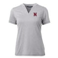 thumbnail image 2 of Women's Cutter & Buck  Heather Gray Nashville Sounds Forge DryTec Heathered Stretch Blade Top, 2 of 3