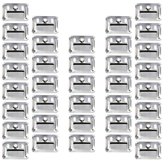 Niceauty 100Pcs Integrated Wall Panel Fixing Piece Silver Stainless Steel Durable and Sturdy