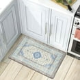 thumbnail image 5 of World Rug Gallery Traditional Anti Fatigue Kitchen, Laundry Room, Comfort Indoor Mat, Door Mat - Blue 18"x30", 5 of 6