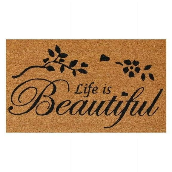 Calloway Mills Life is Beautiful Outdoor Doormat