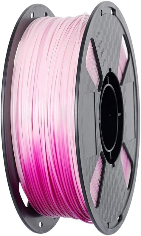 NEOYFC  Temperature Color Changing PLA Filament 1.75mm 1KG 3D Printer Filament Rose Red to White