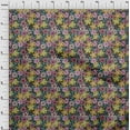 thumbnail image 4 of oneOone Georgette Viscose Pink Fabric Floral Retro Craft Projects Decor Fabric Printed By The Yard 42 Inch Wide, 4 of 5