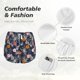 thumbnail image 4 of Balery Hawaiian Style Pantalones cortos deportivos para mujer con forro y dos bolsillos, elásticos, para entrenamiento, gimnasio, yoga-Medium, 4 of 7